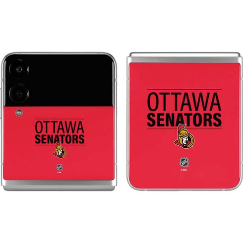 NHL Ottawa Senators Lineup Galaxy Z Flip4 5G Skin